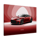 DBS Superleggera Red Background Canvas