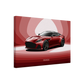 DBS Superleggera Red Background Canvas