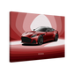 DBS Superleggera Red Background Canvas