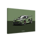 Exige Cup 430 Green Background Canvas