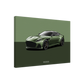 DBS Superleggera Green Background Canvas