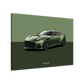 DBS Superleggera Green Background Canvas