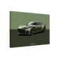 DBS Superleggera Green Background Canvas