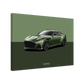 DBS Superleggera Green Background Canvas