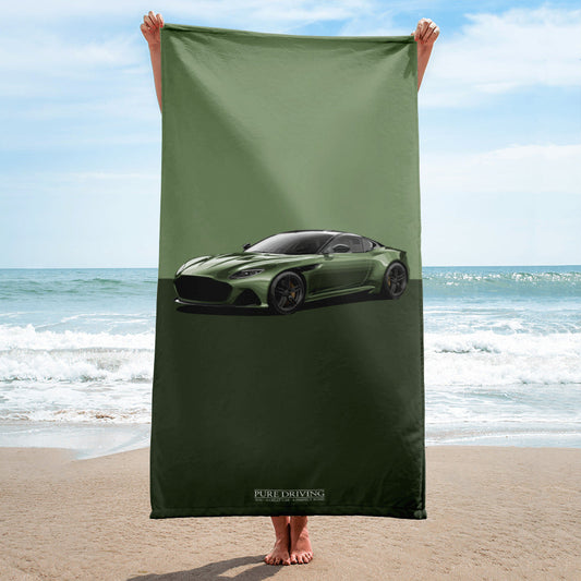 DBS Superleggera Green Beach Towel 36x72