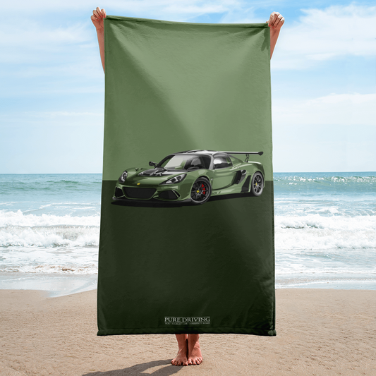 Exige Cup 430 Green Beach Towel 30x60